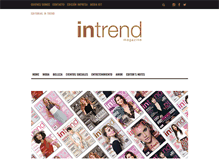 Tablet Screenshot of intrendmagazine.com